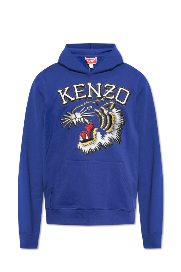 Luxury Fashion White Sweatshirt For Kids With Logo Extension fmedShops Canada Kenzo Men s hoodies